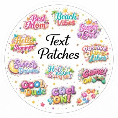 Funny & Text Patches – shop the collection at Hamayl Designer Hub