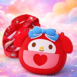 My Melody Red Silicone Crossbody Bag 2026 – Waterproof Sanrio Kids Bag Pakistan