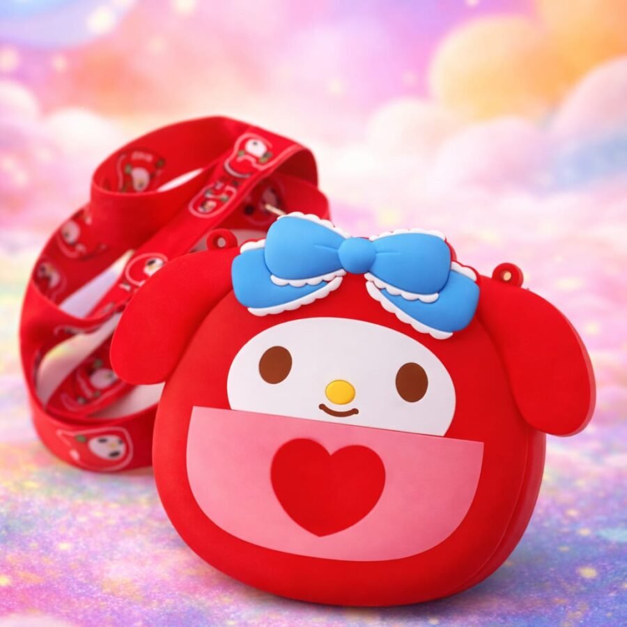 ❤️ My Melody Red Silicone Crossbody Bag – Kids Collection 2026