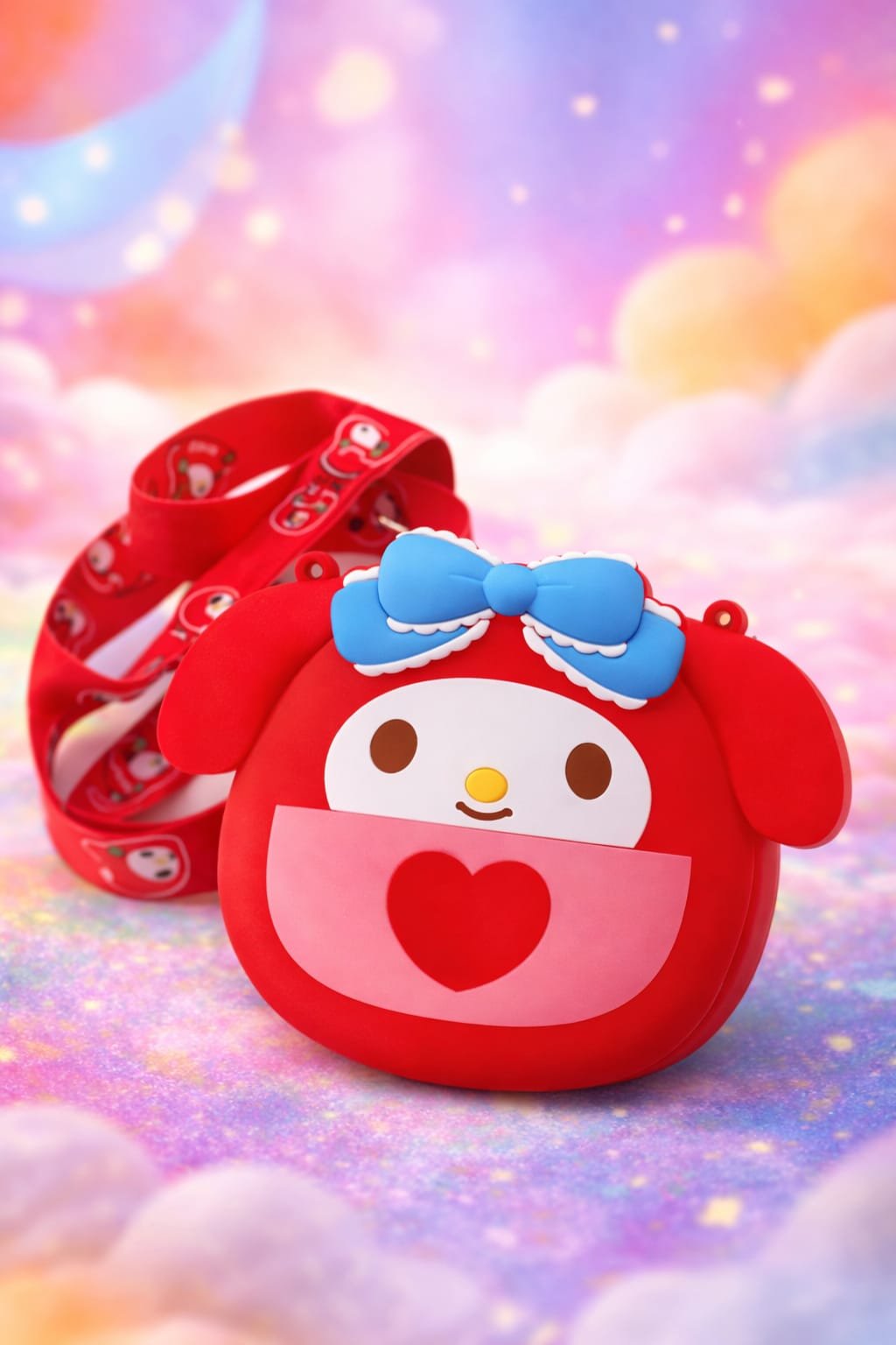 My Melody Red Silicone Crossbody Bag 2026 – Waterproof Sanrio Kids Bag Pakistan