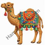 Funky patch 310 -Effect Embroidered Style Camel Patch – 3 Inch
