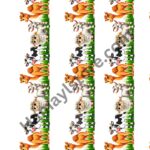 eid ul adha animals border 1 meter heat transfer for kids dresses Pakistan