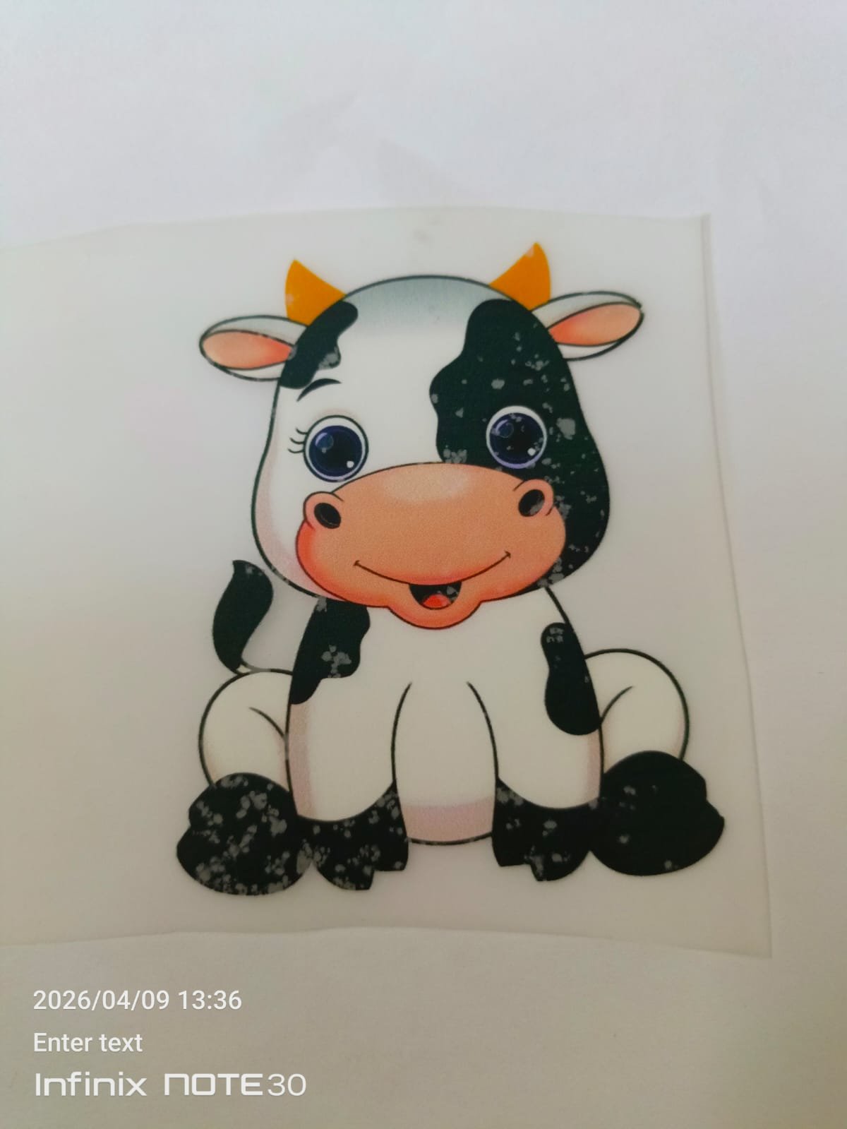 Eid ul Adha Cow Patch 3 Inch – Cute Islamic Cartoon – Eid-ul-Azha iron-on patch