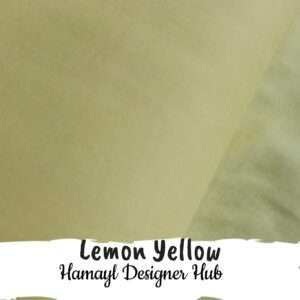 Lemon Yellow- Color - Plain Lawn Fabric - Hamayl Designer Hub