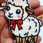 Sheep-Embroidered Fur Texture 3''- Stick-On Patches – Premium Kids & Clothing Decor
