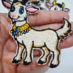 BAKRA-Embroidered Fur 3''-Texture Stick-On Patches – Premium Kids & Clothing Decor