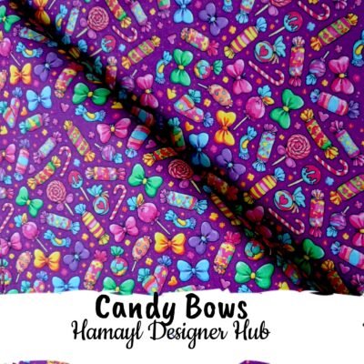 Candy Bows -Funky Digital Lawn- Hamayl Designer Hub