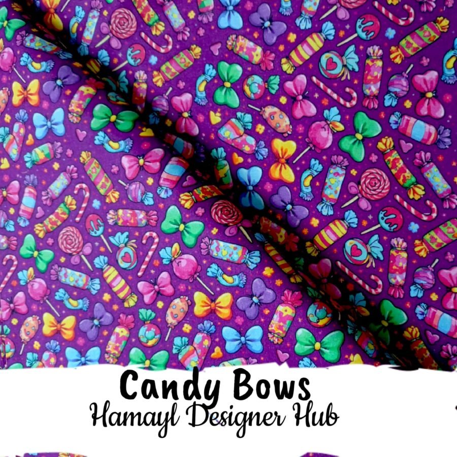 Candy Bows -Funky Digital Lawn- Hamayl Designer Hub