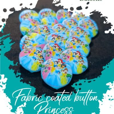 Princess Fabric Coated Buttons for Dresses-Hamayl Designer Hub