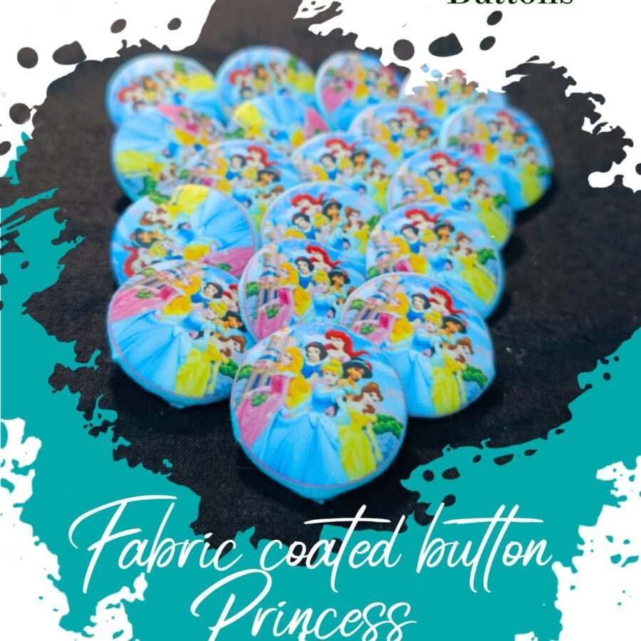 Princess Fabric Coated Buttons for Dresses-Hamayl Designer Hub