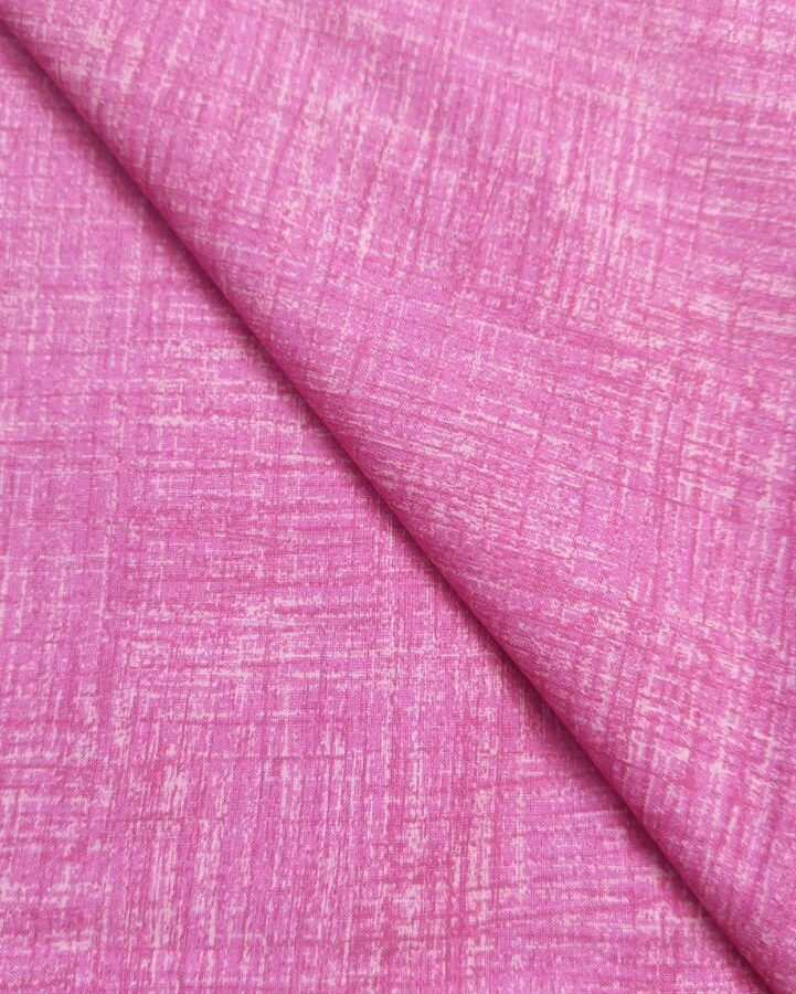 Pink Textured – 45 Inch Printed Winter Cotton Fabric — unstitched fabric
