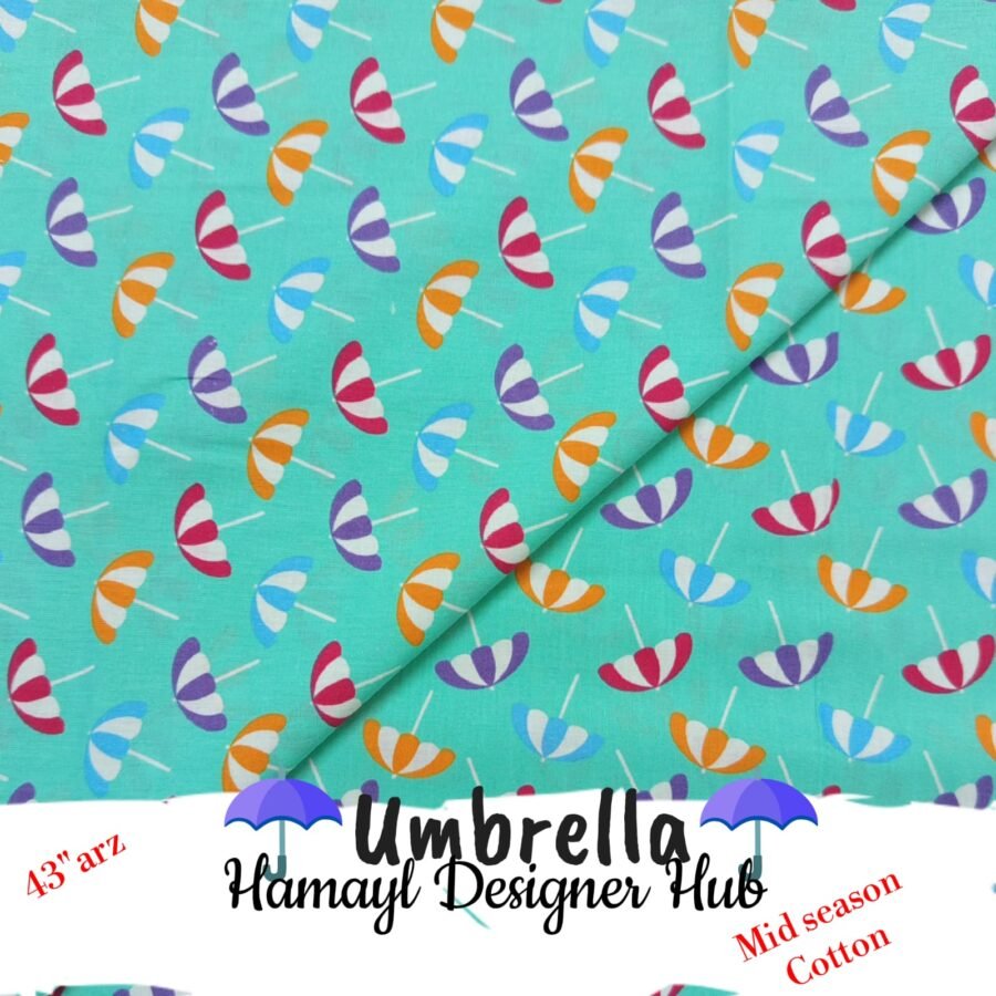 Umbrella – soft 43 inch mid season cotton fabric, 43-inch width, unstitched