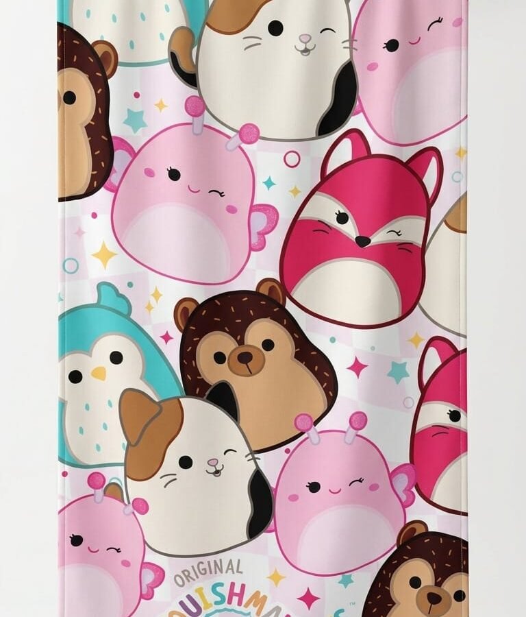 Squishmallows – Kids Character Towel – 55 × 24 – kids towels