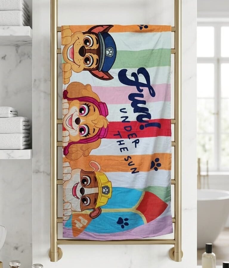 Paw Petrol– Kids Character Towel – 55 × 24 – kids towels