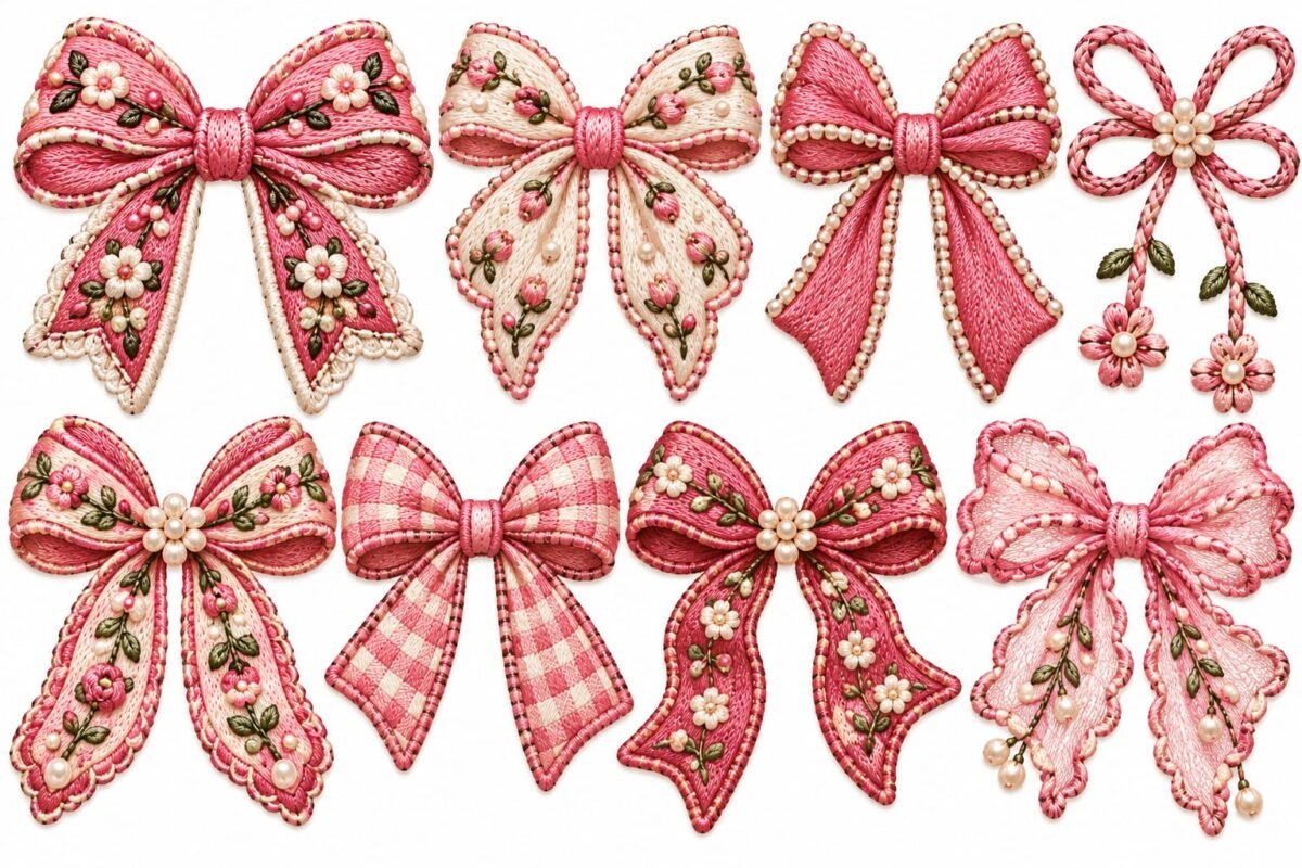 Floral Picket Fence Garden Border – 22 Inch Kids Fabric Border – border iron-on patch