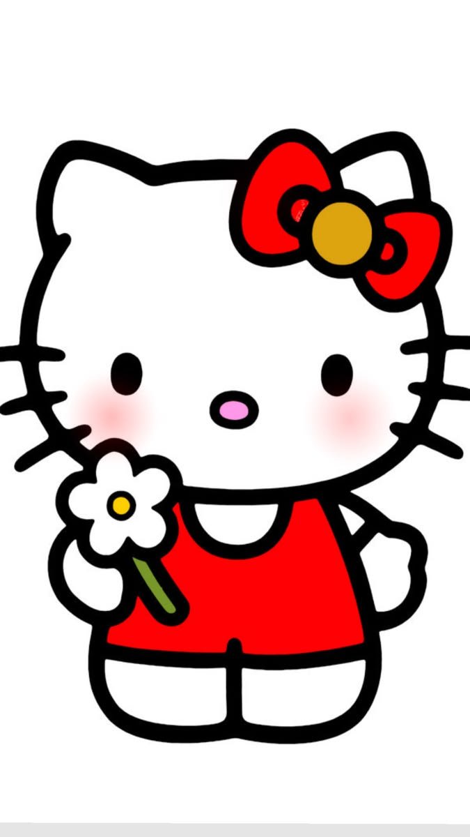 Hello Kitty Red Dress Patch – P10106 – iron-on heat transfer patch