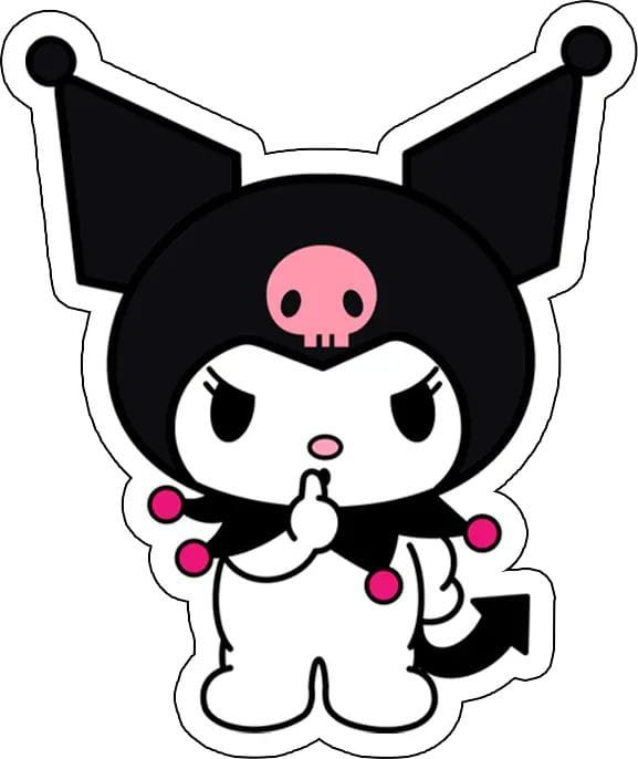 Kuromi Patch – P10109 – kids cartoon iron-on patch