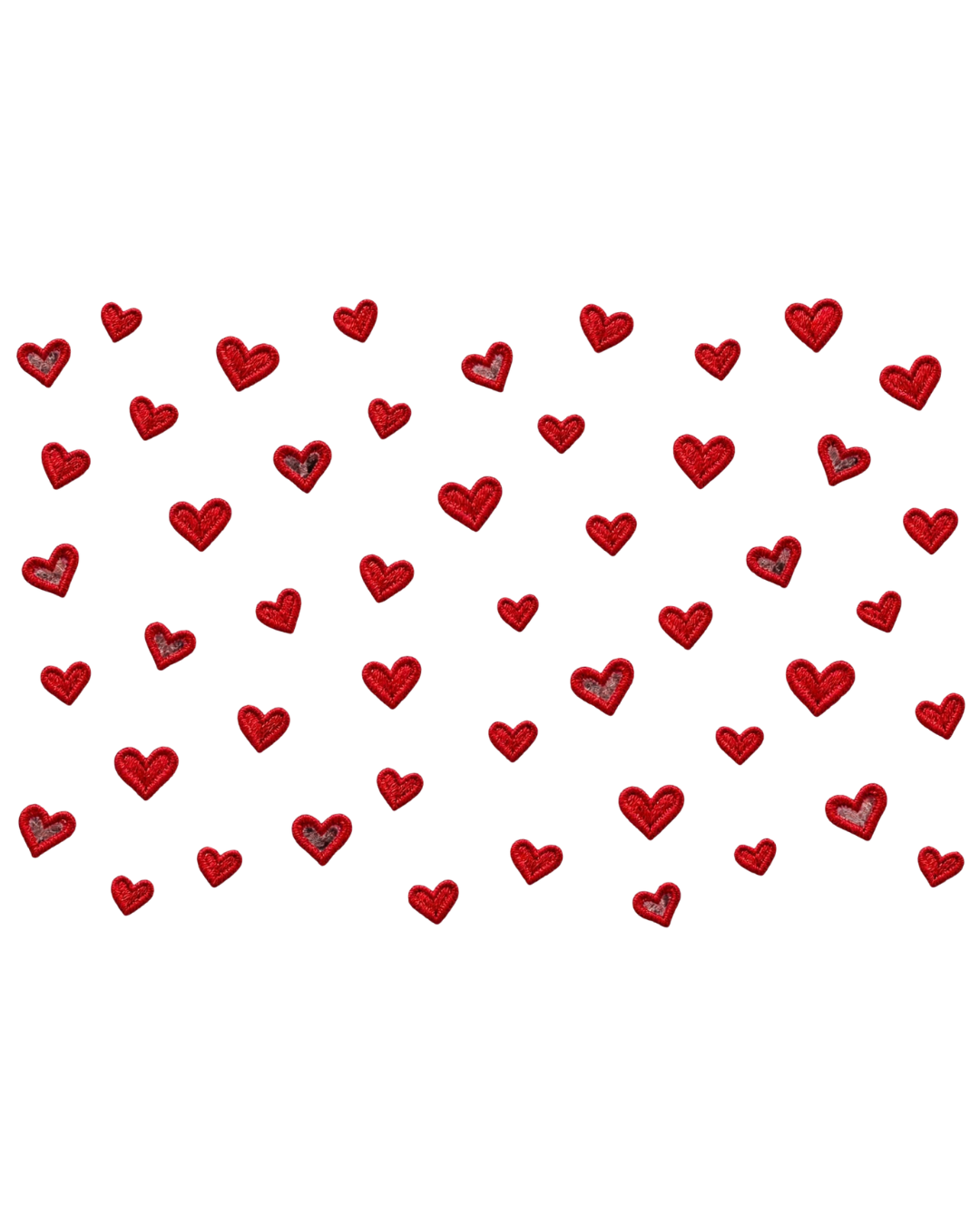 Red Heart Design Patch – P10116 – iron-on heat transfer patch