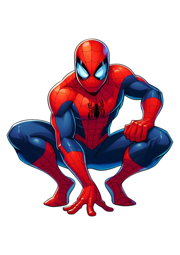 Spider – Man Action Patch – P10110 – kids cartoon iron-on patch